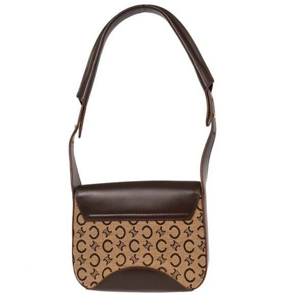 Celine Brown C Macadam Handbag - Picture 1 of 10
